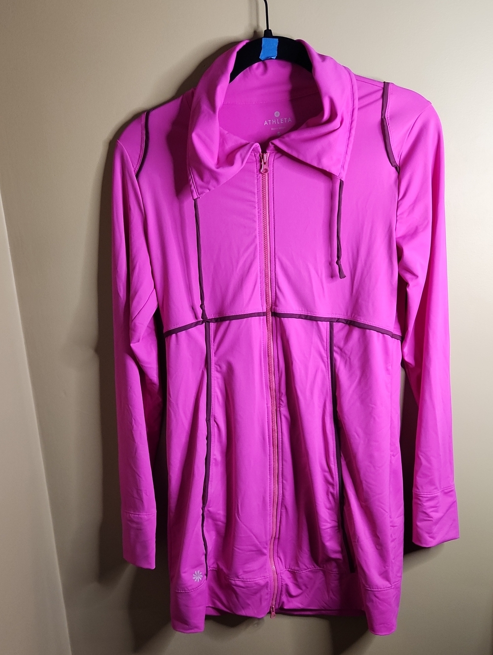 Athleta Spinnaker Long Sun Jacket in Pink.  Size Small. #426626.